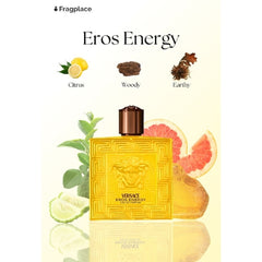 Versace Eros Energy Eau de Parfum for Men – Citrus Aromatic Fragrance
