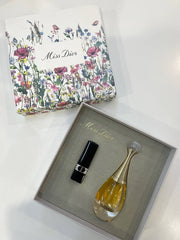 MISS DIOR 2IN1 SET DEMO DEFECT (999 VELVET LIPSTICK + JADORE 50ML)