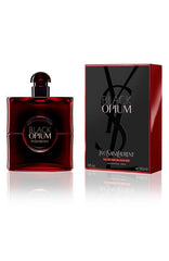 Yves Saint Laurent Black Opium Eau De Parfum 90ml Over red