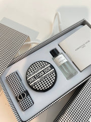 CHRISTIAN DIOR HOUNDSTOOTH SET 3IN1 (LIPSTICK,CUSHION,MINIATURE)