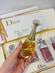 DIOR SET 4IN1 (4X30ML) GOLD BOX PERFUME