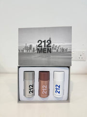 CAROLINA HERRERA 212 MEN SET 3IN1 (3X30ML) PERFUME SET