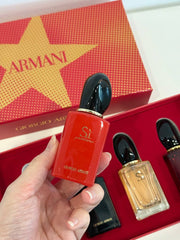 GIORGIO ARMANI SI SET (4X30ML) RED BOX (STAR) PERFUME
