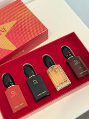 GIORGIO ARMANI SI SET (4X30ML) RED BOX (STAR) PERFUME