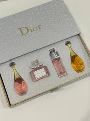 DIOR 4IN1 GIFT BOX SET (4X5ML) SILVER BOX PERFUME