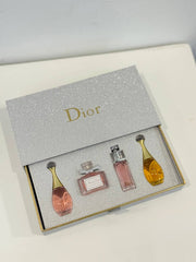 DIOR 4IN1 GIFT BOX SET (4X5ML) SILVER BOX PERFUME
