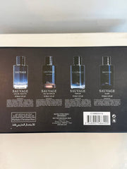 DIOR SAUVAGE SET 4IN1 (4x30ML) (BLACK BOX)