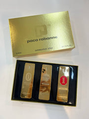 PACO RABANNE ROYAL SET 3IN1 GOLD BOX PERFUME 30 ML