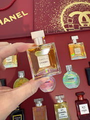 CHANEL PERFUME SET 14IN1 (RED BOX) PERFUME SET
