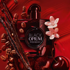 YSL BLACK OPIUM EAU DE PARFUM OVER RED