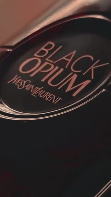 Yves Saint Laurent Black Opium Eau De Parfum 90ml Over red